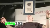 Dan Magness: Three Guinness World Records (flash video, 1&prime;55&Prime;)