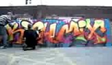Graffiti artists: Rich Mix project (flash video, 6&prime;18&Prime;)