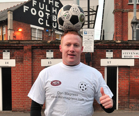 Dan at Fulham FC